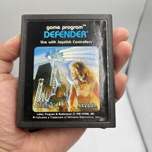 Defender CX2609 Atari 2600 Tested Video Game Used